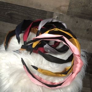 Accessories - Lot of 7 Knot Satin Headbands Accessories - Lot of 7 Knot Satin Headbands